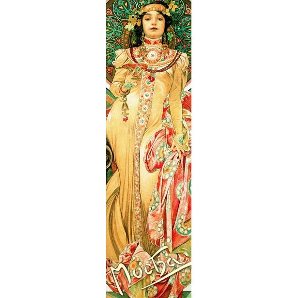 Záložka Alfons Mucha – Moet Chandon Baagl