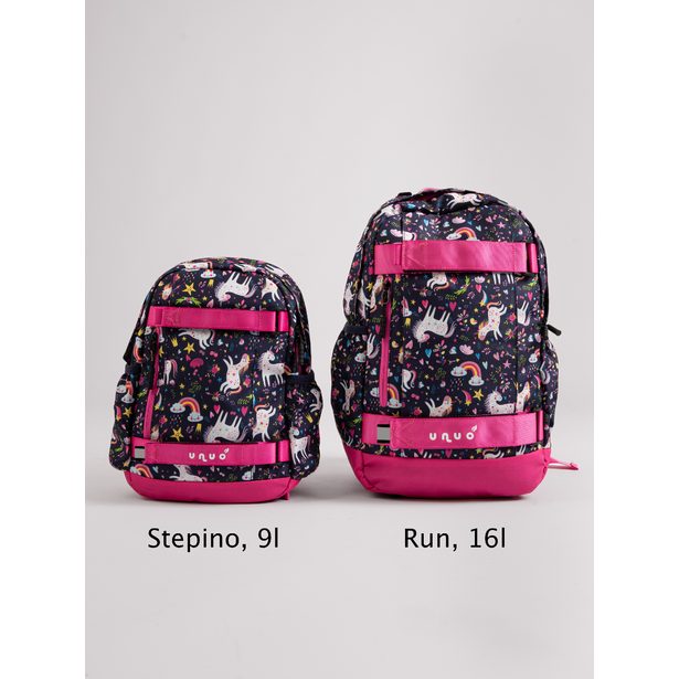 Unuo, Dětský batoh Run, 16l, Jednorožci