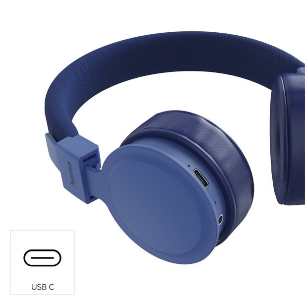 Hama Bluetooth sluchátka Freedom Lit III, on-ear, modrá