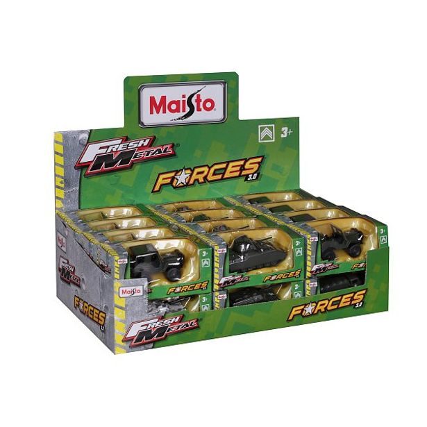 Maisto Maisto Display box - Fresh Metal Force 3, assort 24ks