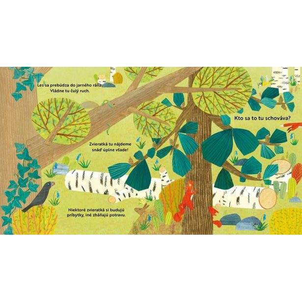 Kto sa to tu schováva? V LESE – Knižka s odklápacími okienkami Baagl