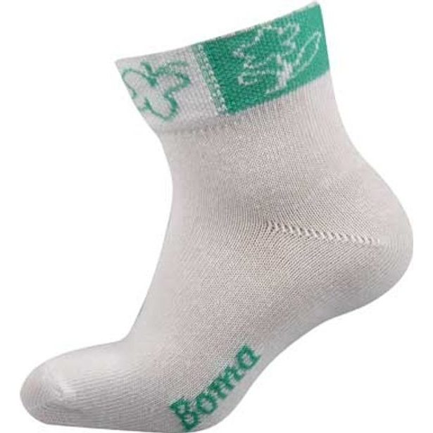 Dětské krátké ponožky Amálka velikost 17-19, Barva: žlutá