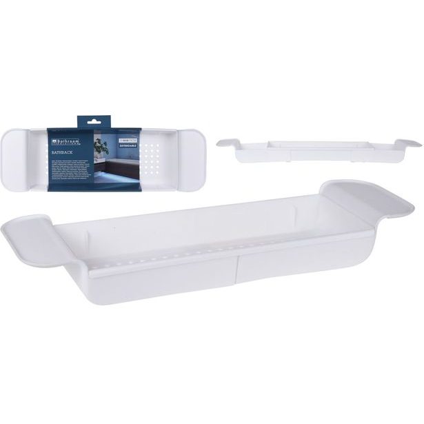 držák na vanu posuvný 55-78x17x7,7cm, plast