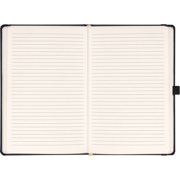NOTIQUE Notes Aprint, černý, linkovaný, 15 x 21 cm