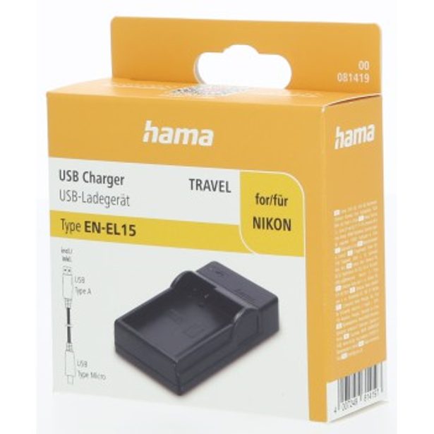 Hama USB foto nabíječka pro Nikon EN-EL15
