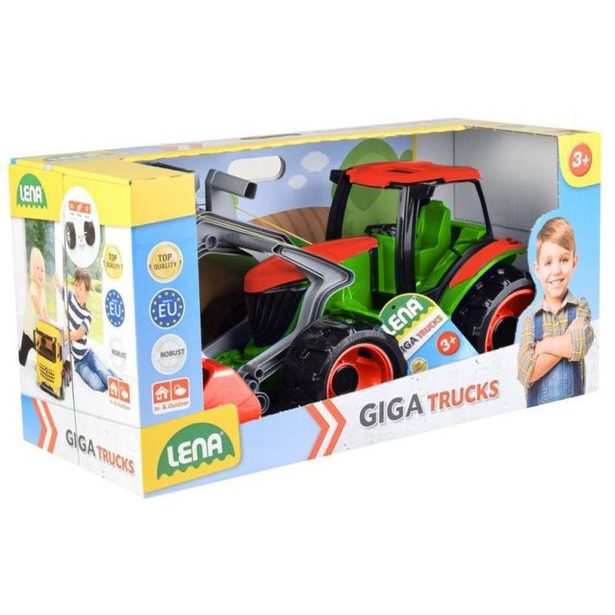 Traktor se lžící a bagren, modro šedý