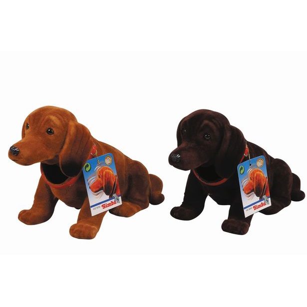 Pes s kývací hlavou 27 cm, 2 druhy