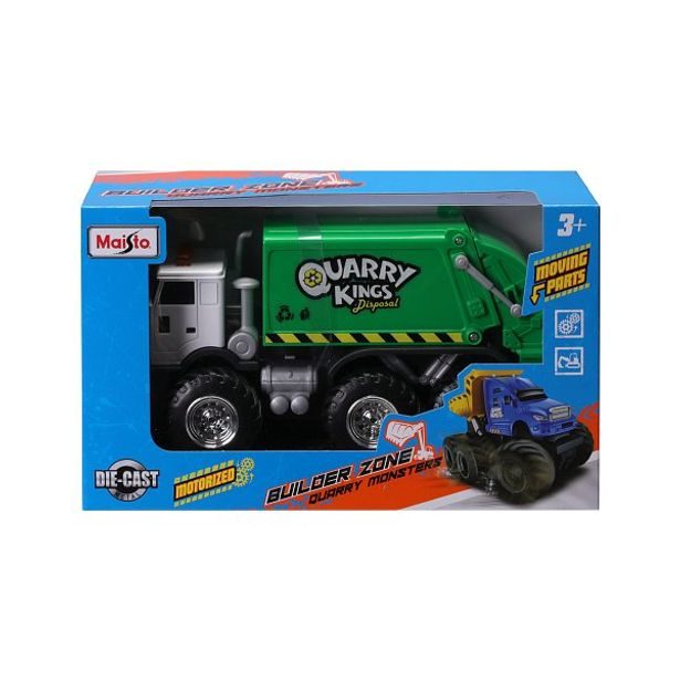 Maisto Maisto - Builder Zone Quarry monsters, užitkové vozy, popekářský vůz