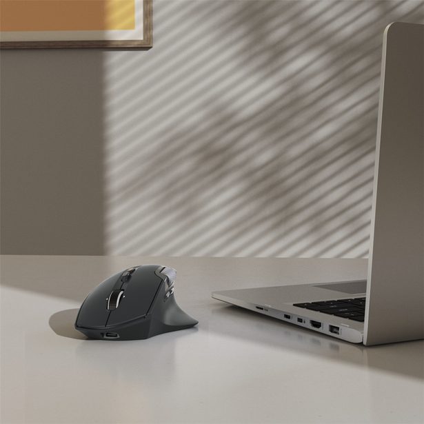 Hama bezdrátová Multi Device myš WM-900, nabíjecí, tichá, podsvícená