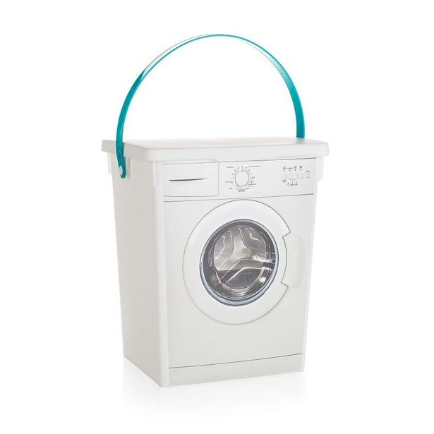 vědro 5,0l hran.s víkem (pračka), plast