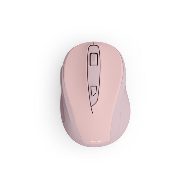 Hama bezdrátová optická myš WM-400, tichá, růžová