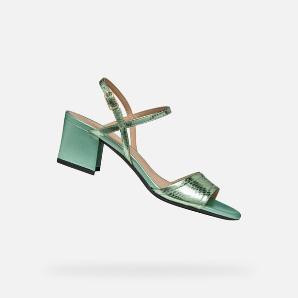 Zelené dámské sandály Geox New Eraklia 50