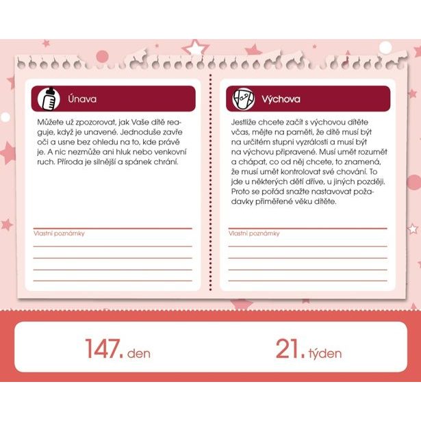 Maminkovský kalendář, 13,5 x 11 cm Baagl