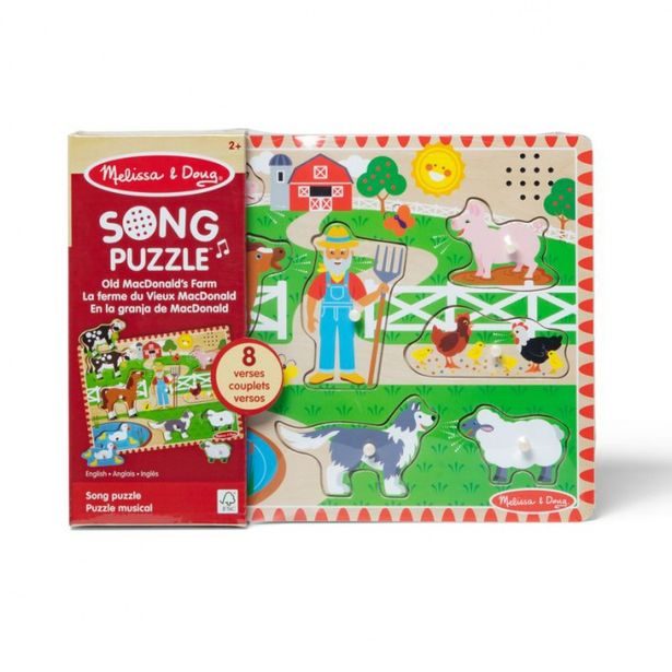 MELISSA & DOUG PUZZLE SE ZVUKOVÝMI EFEKTY