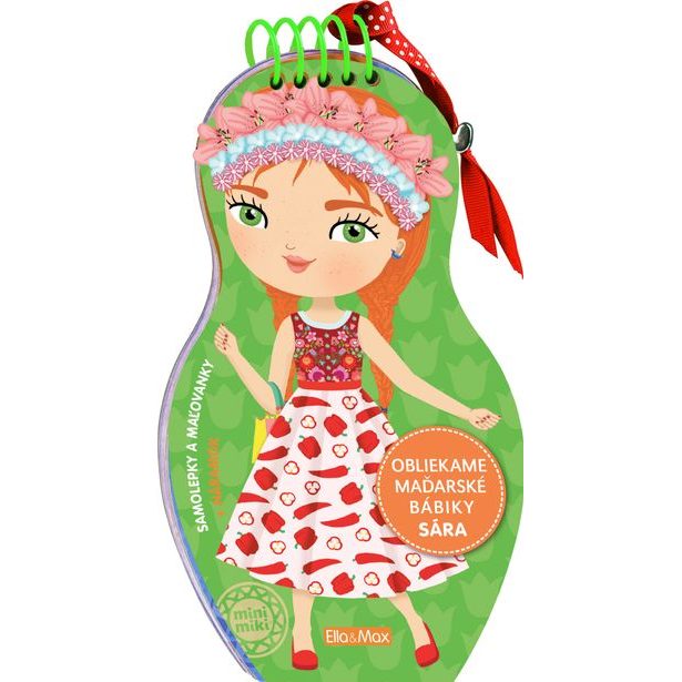 Obliekame maďarské bábiky SÁRA – Maľovanky Baagl