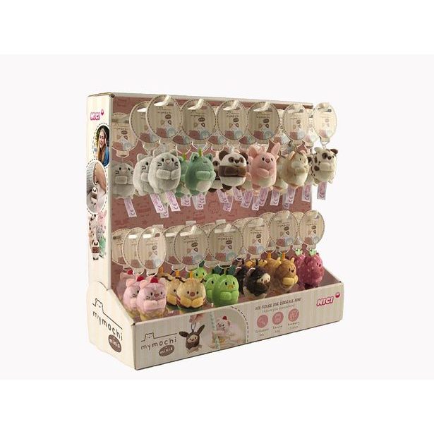 NICI NICI DISPLAY přívěšky MyMochi minis Series 2, 5cm, 36 ks á 12 assort, plný