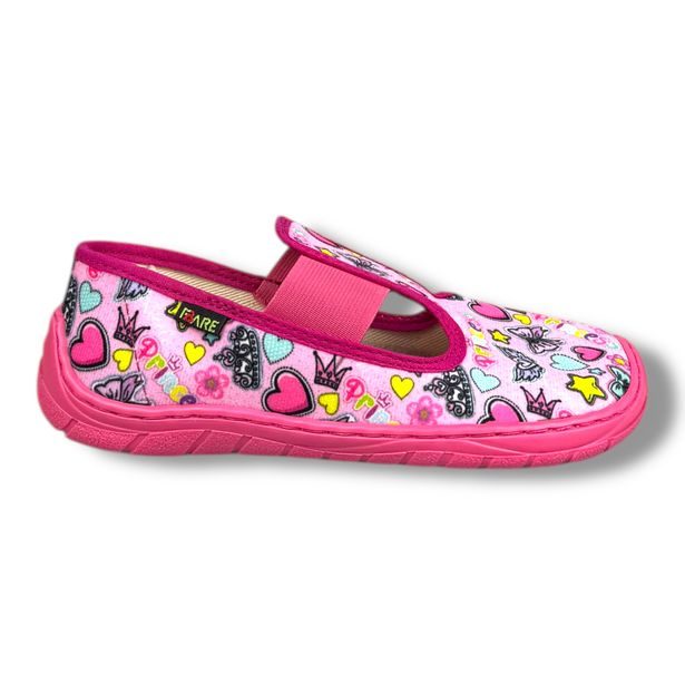 Domácí obuv FARE BARE na gumičku - Princess