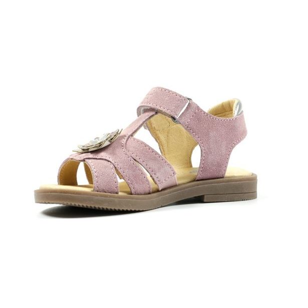 Dívčí kožené sandály Richter - starorůžové