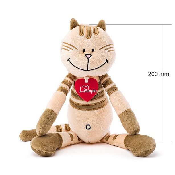 Mačka Kate, stredná béžová (38 cm)