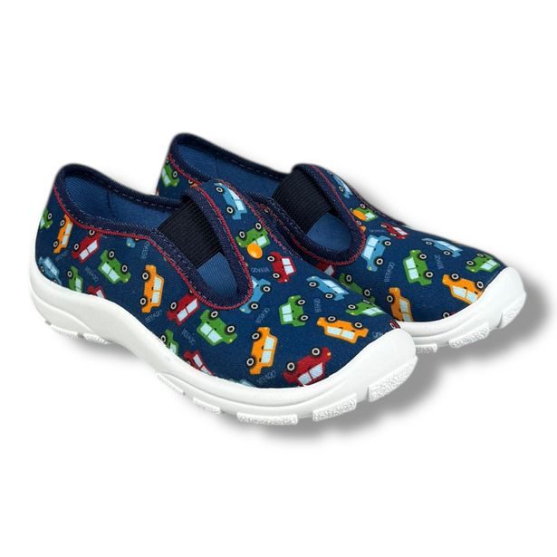 Dětská domácí obuv Befado 975X194N - auta