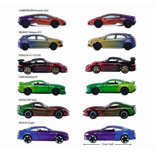 Autíčko Color Changers, 6 druhů