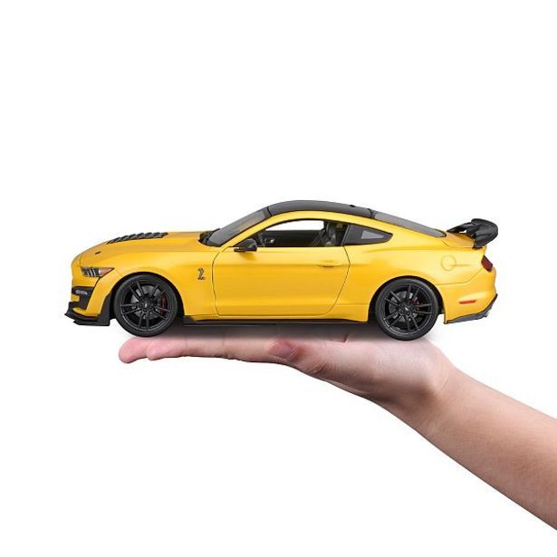 Maisto Maisto - 2020 Mustang Shelby GT500, metal žlutá, 1:18