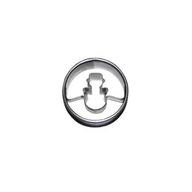 Nezařazeno VYKRAJOVÁTKO KOLEČKO 3X1,6 CM, SNĚHULÁK_hamashop