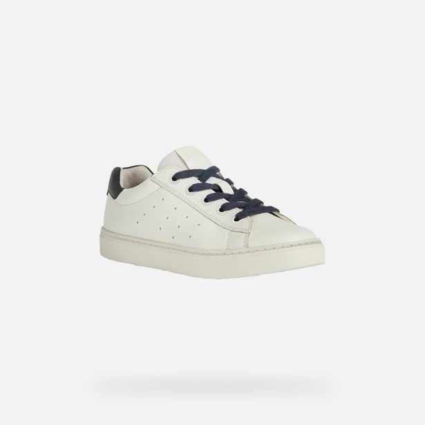 Bílé chlapecké tenisky Geox Nashik