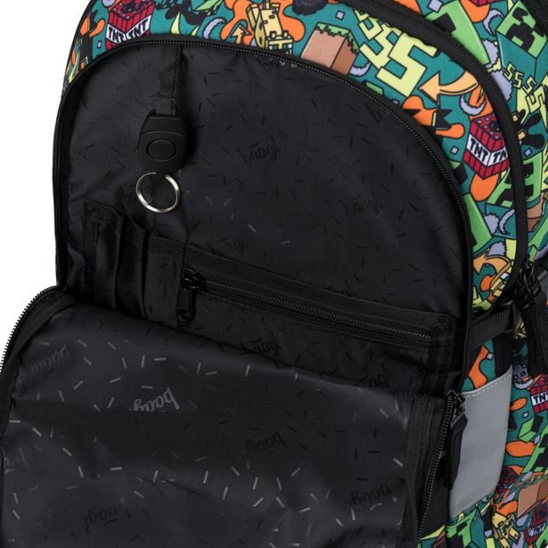 BAAGL Školní batoh Skate Minecraft Chaos