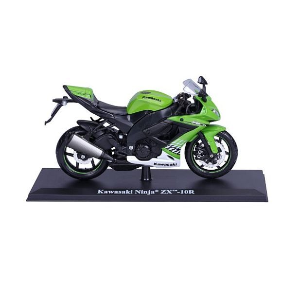 Maisto Maisto - Motocykl se stojánkem, Kawasaki Ninja ZX-10R, 1:12