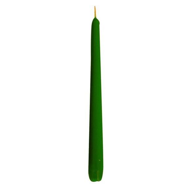 Provence Svíčka kónická tmavě zelená, 24,5cm_hamashop