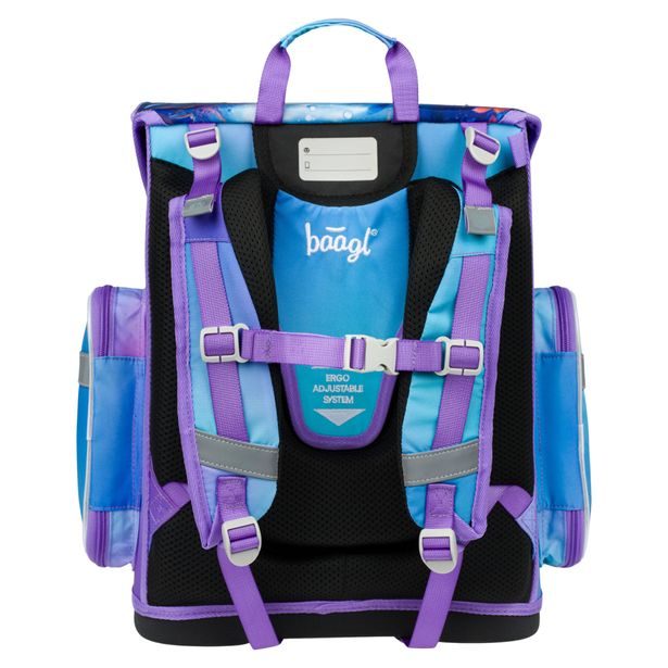 BAAGL SET 3 Ergo Axolotl: aktovka, penál, sáček