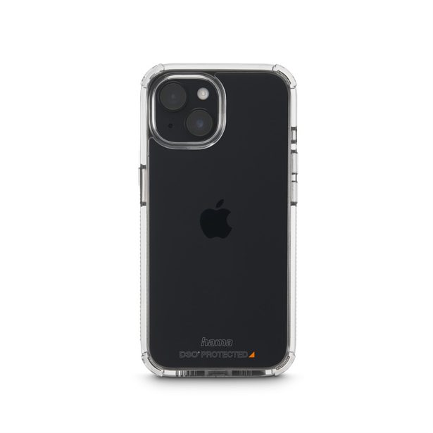 Hama Extreme Protect, kryt pro Apple iPhone 15, materiál D3O®, nežloutne, průhledný