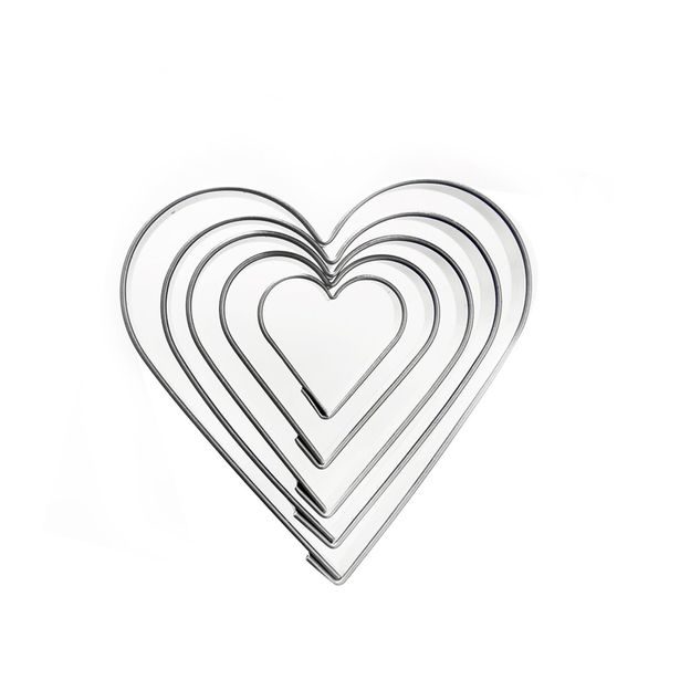 Vykrajovačka SRDCE 5 ks