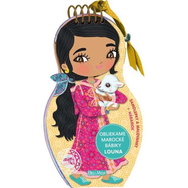 Obliekame marocké bábiky LOUNA – Maľovanky Baagl