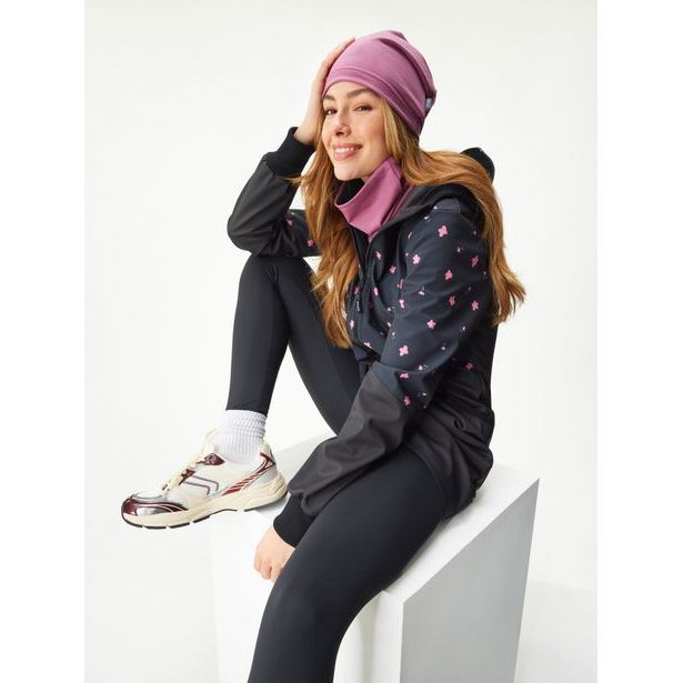 Unuo Dámský nákrčník z teplákoviny Basic, Růžová