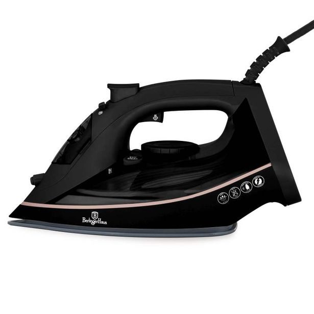 BERLINGERHAUS Žehlička napařovací 2200 W Black Rose Collection BH-9592