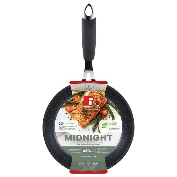 BERGNER Pánev s nepřilnavým povrchem MIDNIGHT 20 cm zelená BG-30191-GR