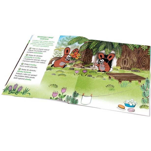 KRTEK a JARO ─ Kniha samolepek