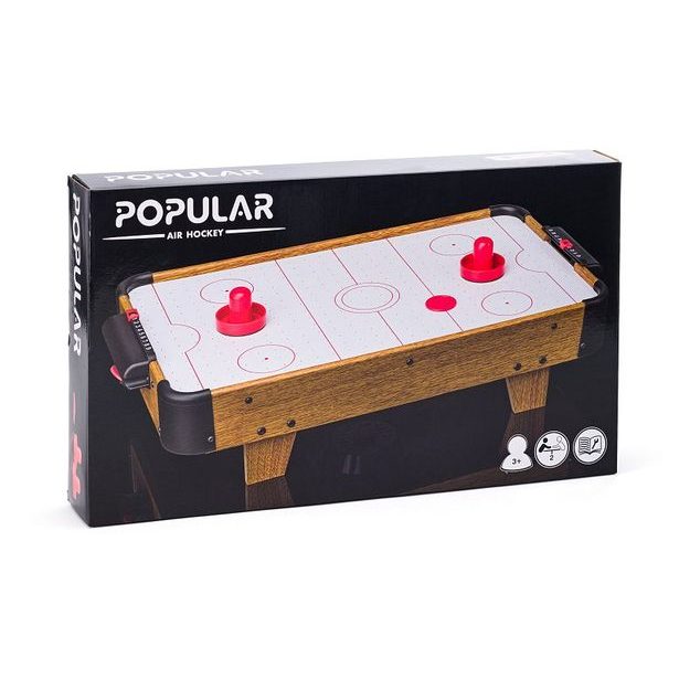 POPULAR Hra stolní dřevěná - Air hockey
