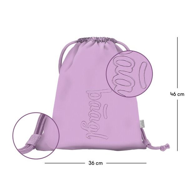 BAAGL SET 3 Core Lavender: batoh, penál, sáček