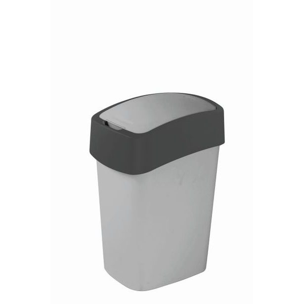 koš odp. 9l Flipbin šedý,výkl.(19x24x35cm)