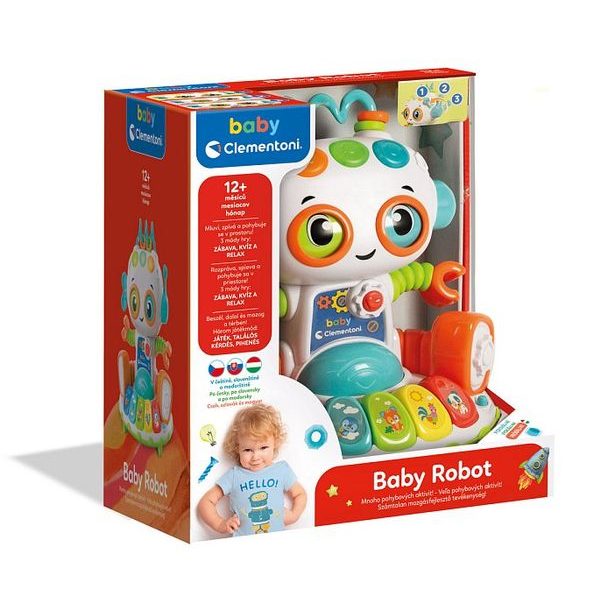 CLEMENTONI Interaktivní robot se zvuky