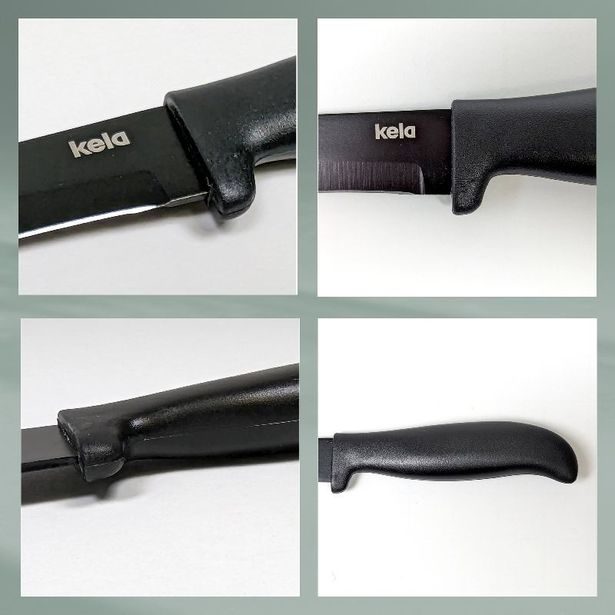 KELA Nůž kuchařský Acida nerez černý 32,0cm KL-11403