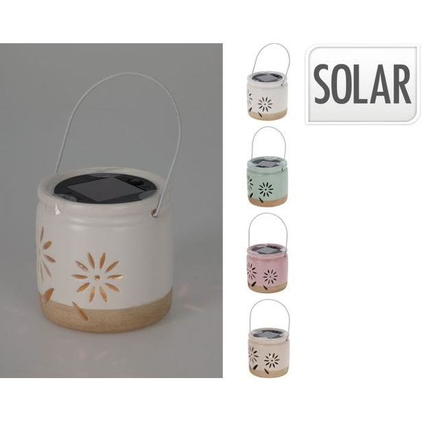 svícen/lucerna x cm, solární, mix barev