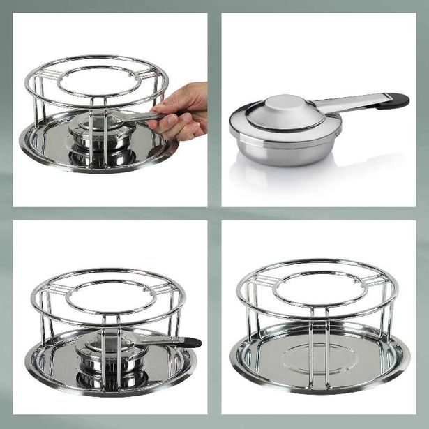 KELA Ohřívač BASIC chróm KL-60127