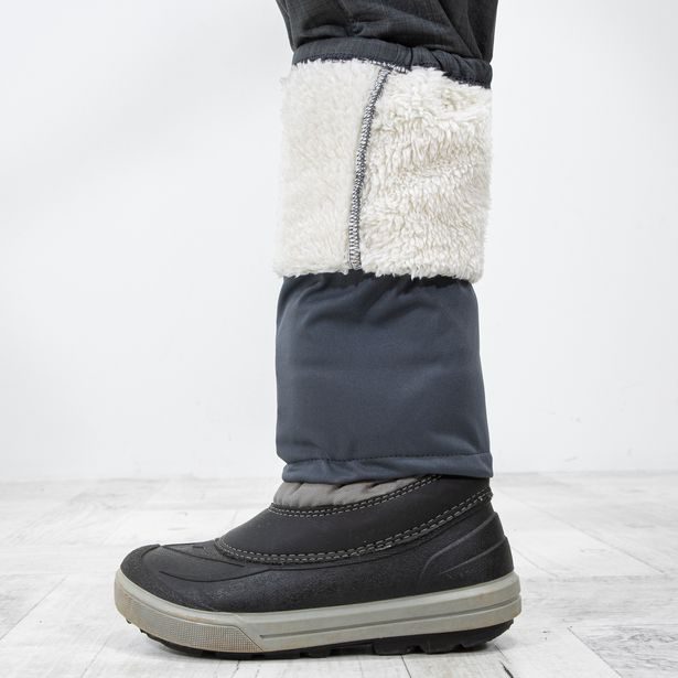 ESITO Dětské softshellové oteplovačky na zimu Black - černá