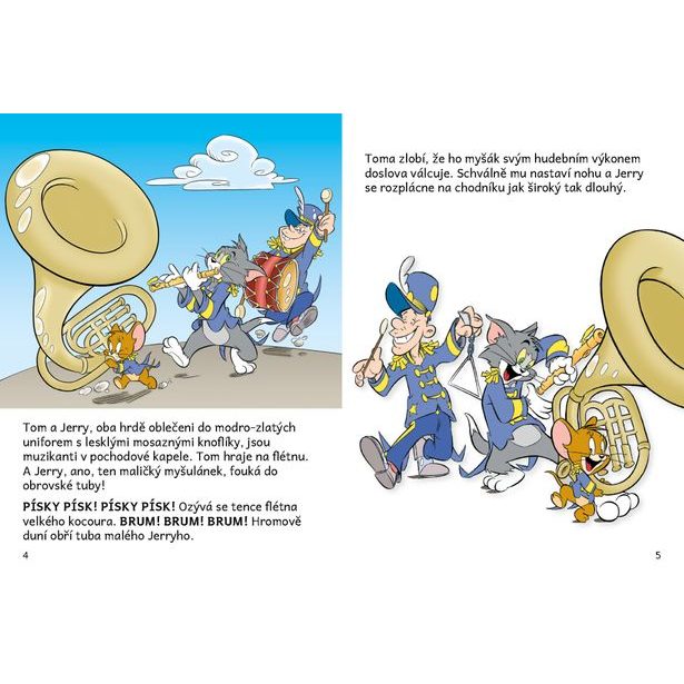VYPEČENÍ MUZIKANTI – Tom a Jerry v obrázkovém příběhu Baagl