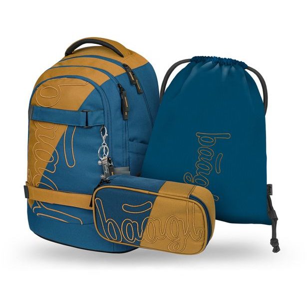 BAAGL SET 3 Skate max Duo: batoh, penál, sáček