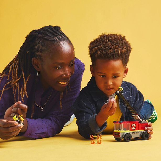 Hasičské auto s žebříkem